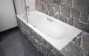 Ванна стальная ATLANTICA HG 180 X80 с ручками, ножками Португалия