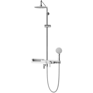 Смеситель Lemark Tropic LM7007C для ванны с верхней душ. лейкой "Тропический дождь"