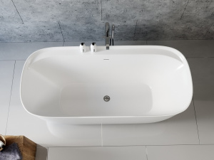 Акриловая ванна FAMILY FINE 1700х780мм акриловая, слив-перелив, белый Gloss Finish 