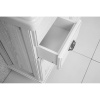 ЖЕРОНА 105 тумба-умывальник белое серебро БЕЗ раковины