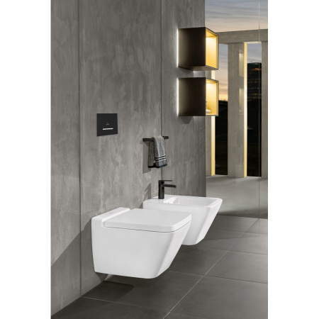Унитаз, Villeroy&Boch, Finion, безободковый (с открытым смывным краем), тип установки-подвесной, ширина, мм-375, глубина, мм-560, высота, мм-350, форм