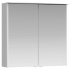 NERINGA 80 Шкаф-зеркало с подсветкой, цвет белый (Ш80хВ76хГ17)