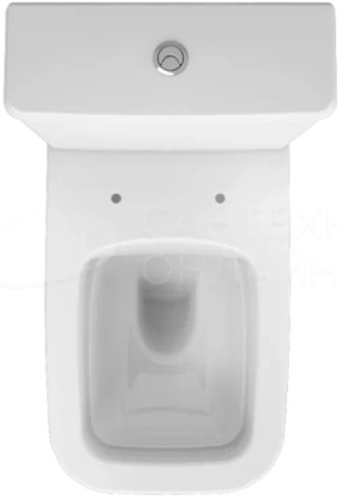 9843B003-7201 Polar Напольный безободковый унитаз Open-back с бачком и сиденьем микролифт
