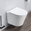 COMFORTY. Унитаз подвесной 105MW безободковый, сиденье дюропласт softclose тонкое, быстросъёмное (белый матовый)