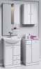 БАРСЕЛОНА 50 Тумба напольная с ящиком, бельевой корзиной и дверцей на петлях с плавным закрыванием (Ш50хВ85хГ35)