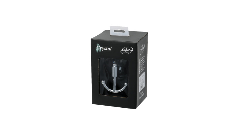 Крючок двойной Sofita Crystal SF-35005