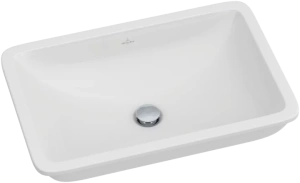 Раковина, Villeroy&Boch, Loop&Friends, ширина, мм-615, глубина, мм-390, высота, мм-175, тип установки-встраиваемый под столешницу, отверстия для смеси