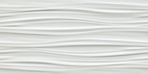 Плитка настенная 3D Ribbon White Matt 40*80