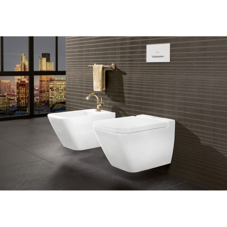Унитаз, Villeroy&Boch, Finion, безободковый (с открытым смывным краем), тип установки-подвесной, ширина, мм-375, глубина, мм-560, высота, мм-350, форм