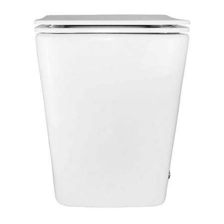 Унитаз импульсный Azario 360х590х440 напольный, квадратный, быстросъемное сиденье микролифт (AZ-102C)