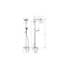 27298000 HG Crometta E 240 1jet Showerpipe душевая система для ванны