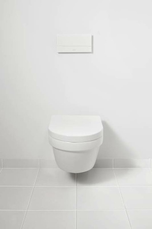Унитаз, Villeroy&Boch, Architectura, традиционный (с закрытым смывным краем), тип установки-подвесной, ширина, мм-530, глубина, мм-370, высота, мм-325