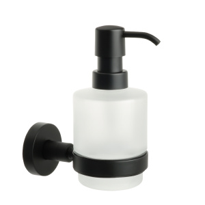 FX-86012 "COMFORT BLACK" Дозатор жидкого мыла черный