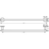41716000 HG Logis Universal держатель для банного полотенца