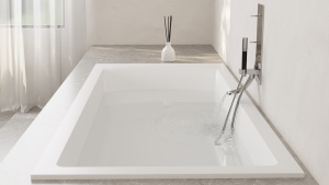 Ванна встраиваемая Salini CASCATA KIT S-Sense Матовая 180х80 см (104513M)