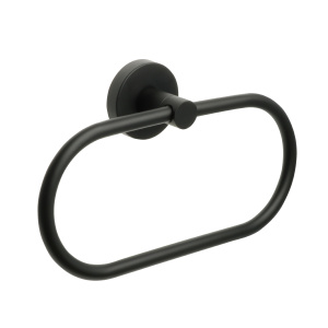 "COMFORT BLACK" Полотенцедержатель кольцо черный FX-86011