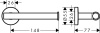 41726000 HG Logis Universal держатель рулона туалетной бумаги без крышки