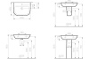 Раковина Vitra S20 60 5503B003-0001 Белая
