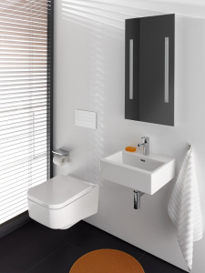 PRO S RIMLESS Унитаз подвесной,  глубокое смывание 53*36.5*35 бел